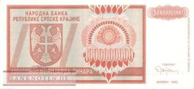 Kroatien - 1 Milliarde Dinara (#R017a_AU)