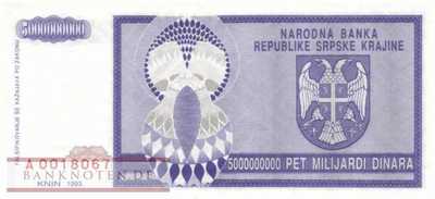 Croatia - 5 Billion Dinara (#R018a_UNC)