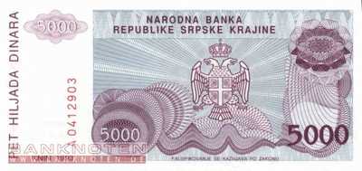 Kroatien - 5.000  Dinara (#R020a_UNC)