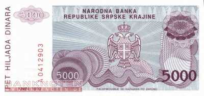 Croatia - 5.000  Dinara (#R020a_UNC)