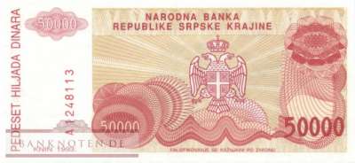 Kroatien - 50.000  Dinara (#R021a_UNC)