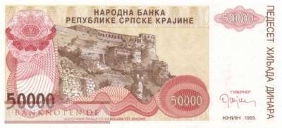 Kroatien - 50.000  Dinara (#R021a_UNC)