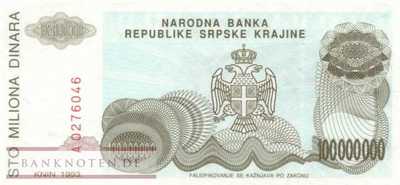 Croatia - 100 Million Dinara (#R025a_UNC)