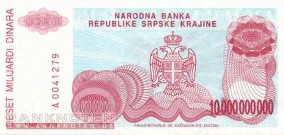 Croatia - 10 Billion Dinara (#R028a_UNC)