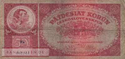Czechoslovakia - 50  Korun (#022a_F)