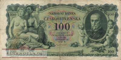 Czechoslovakia - 100  Korun (#023a_F)
