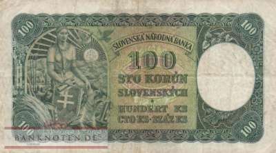 Tschechoslowakei - 100  Korun - SPECIMEN (#051s_F)
