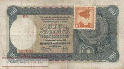 Czechoslovakia - 100  Korun - SPECIMEN (#051s_F)