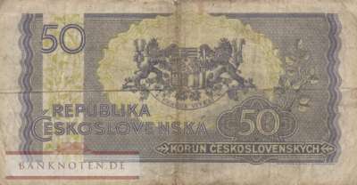 Czechoslovakia - 50  Korun (#062a_F)