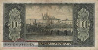 Czechoslovakia - 100  Korun (#063a_F)