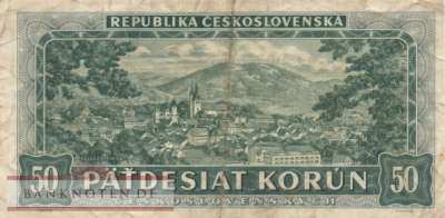 Czechoslovakia - 50  Korun - SPECIMEN (#066s_F)