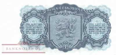 Tschechoslowakei - 3  Koruny - Ersatzbanknote (#079aR_UNC)