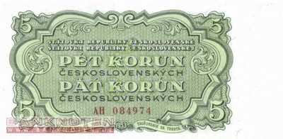 Czechoslovakia - 5  Korun (#080a_UNC)
