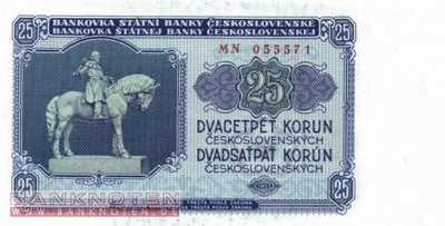 Czechoslovakia - 25  Korun (#084b_UNC)