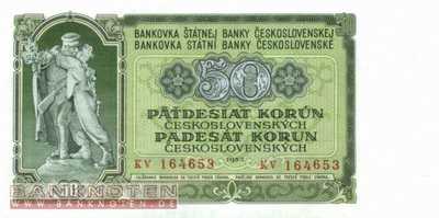 Tschechoslowakei - 50  Korun (#085b_UNC)