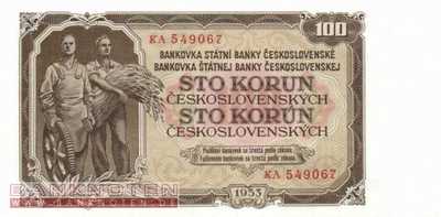 Czechoslovakia - 100  Korun (#086b_UNC)