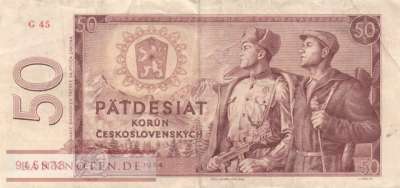 Czechoslovakia - 50  Korun (#090b_VF)