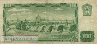 Tschechoslowakei - 100  Korun (#091e_F)