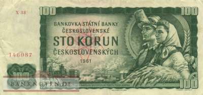 Tschechoslowakei - 100  Korun (#091j_VF)