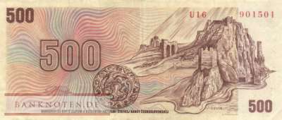 Czechoslovakia - 500  Korun (#093a_VF)