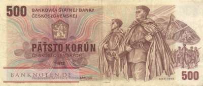Czechoslovakia - 500  Korun (#093a_VF)