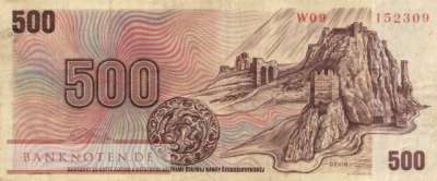 Czechoslovakia - 500  Korun (#093c_VF)