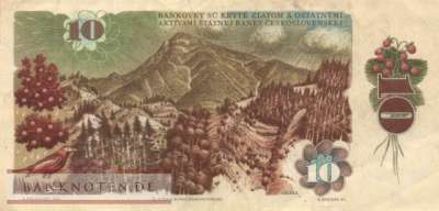 Tschechoslowakei - 10  Korun (#094a_VF)