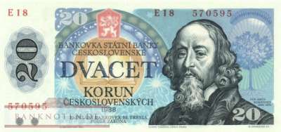 Tschechoslowakei - 20  Korun (#095a_UNC)