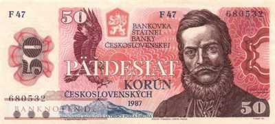 Tschechoslowakei - 50  Korun (#096a_XF)