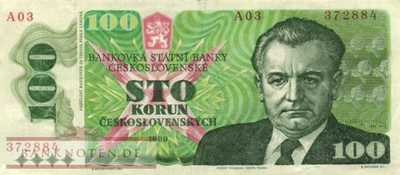 Tschechoslowakei - 100 Korun (#097_VF)