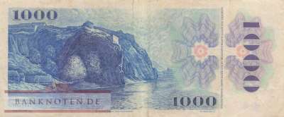 Tschechoslowakei - 1.000  Korun (#098a_VF)