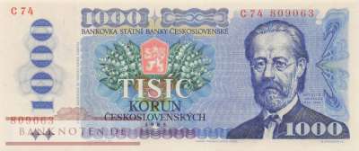 Czechoslovakia - 1.000  Korun (#098a_UNC)