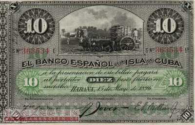 Cuba - 10  Pesos (#049c_XF)