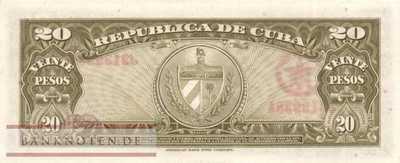 Cuba - 20  Pesos (#080b_UNC)