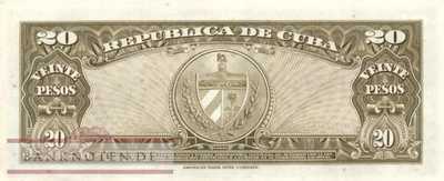 Cuba - 20 Pesos (#080c_UNC)