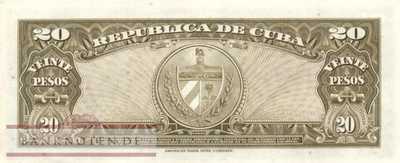 Kuba - 20 Pesos (#080c_UNC)