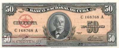 Cuba - 50  Pesos (#081c_UNC)