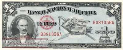 Cuba - 1  Pesos (#086a_UNC)