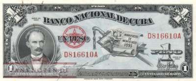 Cuba - 1  Pesos (#086a_XF)
