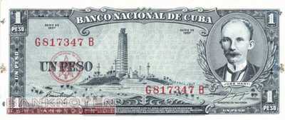 Cuba - 1  Peso (#087b_AU)