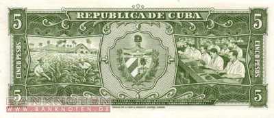Cuba - 5  Pesos (#091a_UNC)
