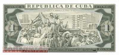 Cuba - 1  Peso (#102b-85_UNC)