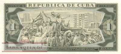 Kuba - 1  Peso - Ersatzbanknote (#102bR-78_UNC)
