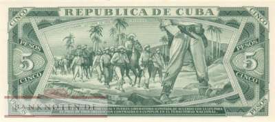 Kuba - 5  Pesos (#103b-72_UNC)