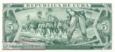 Cuba - 5  Pesos (#103c-87_UNC)