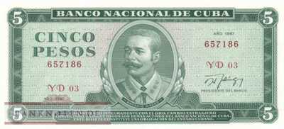 Cuba - 5  Pesos (#103c-87_UNC)