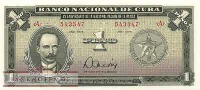 Kuba - 1  Peso (#106a_UNC)