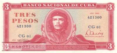 Cuba - 3  Pesos (#107a-85_UNC)