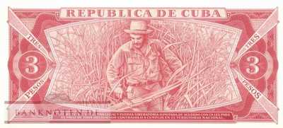 Cuba - 3  Peso (#107b-88_UNC)
