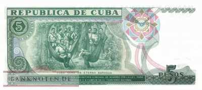 Kuba - 5  Pesos (#108a_UNC)